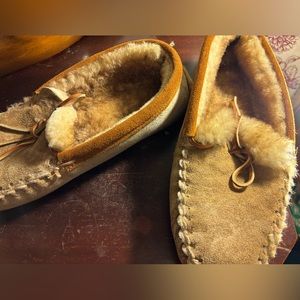 Sheepskin slippers moccasins